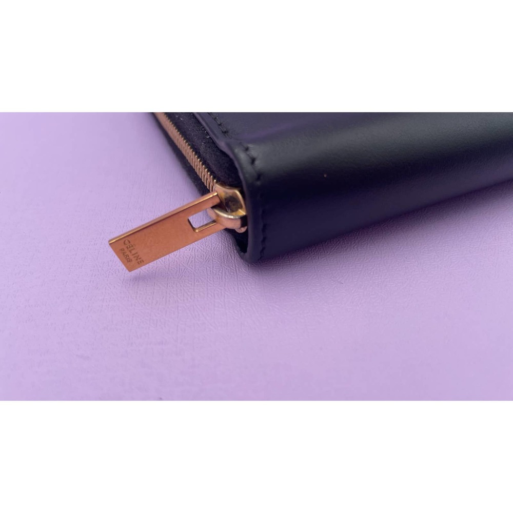 Celine Black Leather “ABC” Wallet - Picture 8 of 9